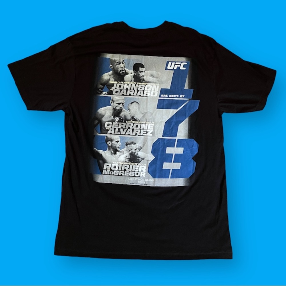 UFC 178 Conor McGregor vs Dustin Poirier Event Shirt